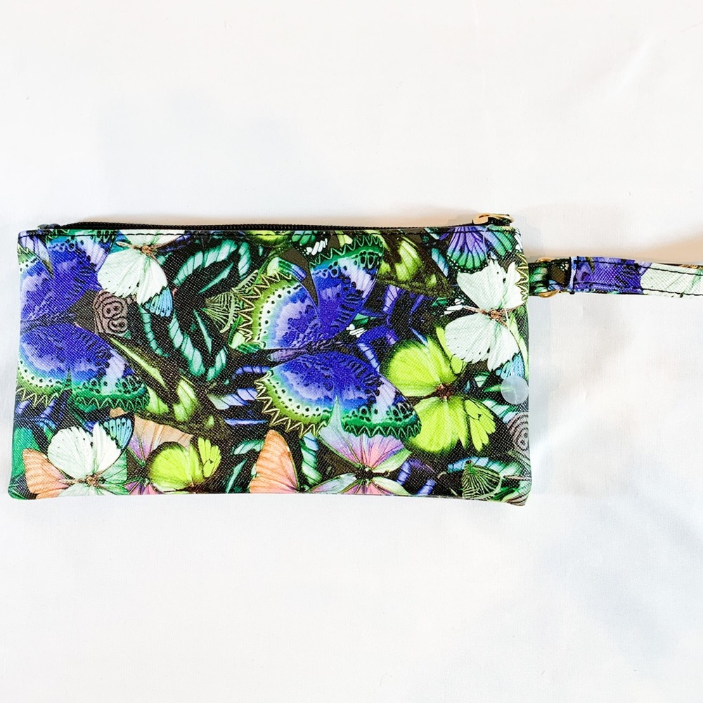 Small butterfly wristlet NWOT